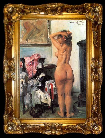 framed  Lovis Corinth Modellpause, ta009-2